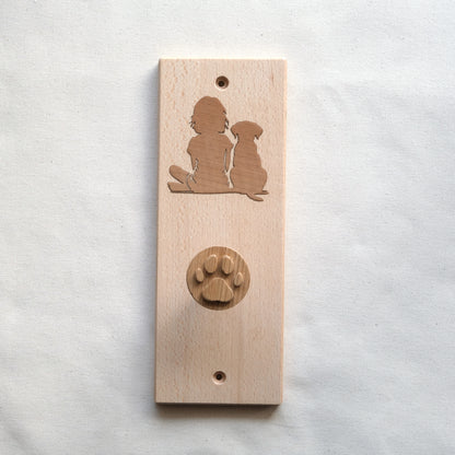 La Promeneuse - Porte laisse en bois