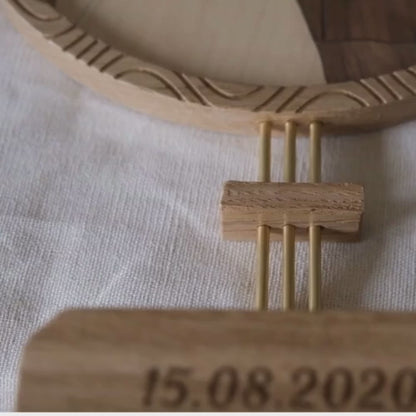 L'Inoubliable - Cadre en bois avec insert marqueté à partir de votre photo